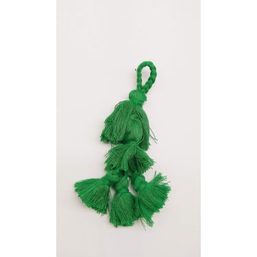 Dark Green Tassels, Cotton Tassels, Bohemian